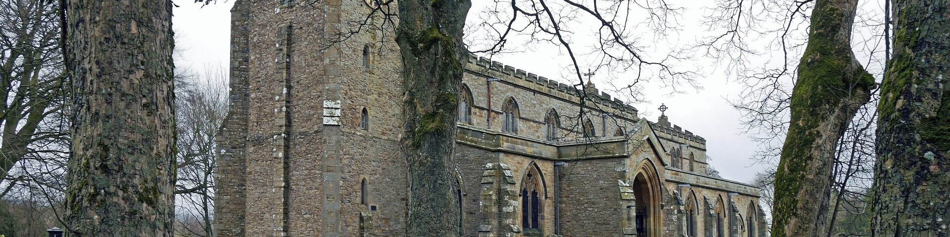 St Andrew's Parish church in Aysgarth in Wensleydale, North Yorkshire.
A medieval church rebuilt in 1536 and again in 1866 at a cost of ÂŁ3,600. This rebuild was total with the exception of the lower portion of the tower.
The church is unusual in having grounds that extend to around 4 acres.