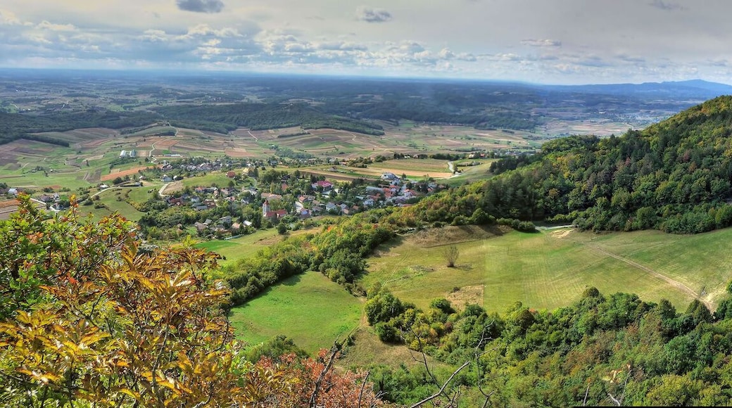 Kalnik mountain panorama, Croatia