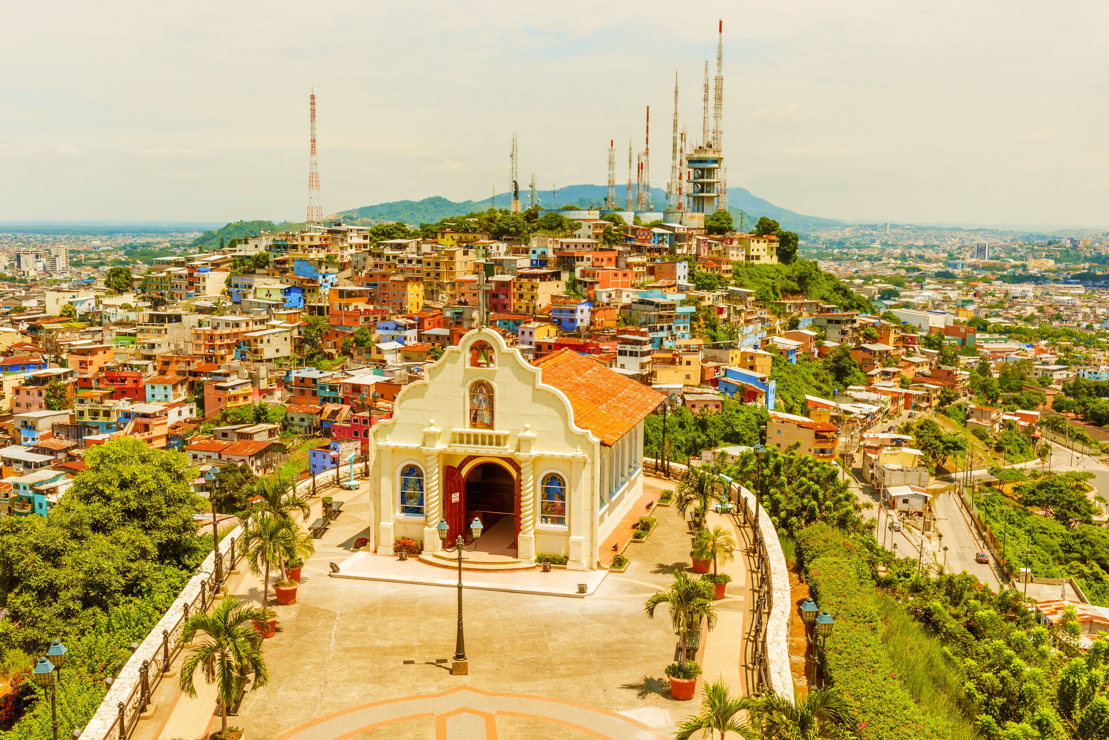 Small Catholic Chapel in Cerro Santa Ana Guayaquil