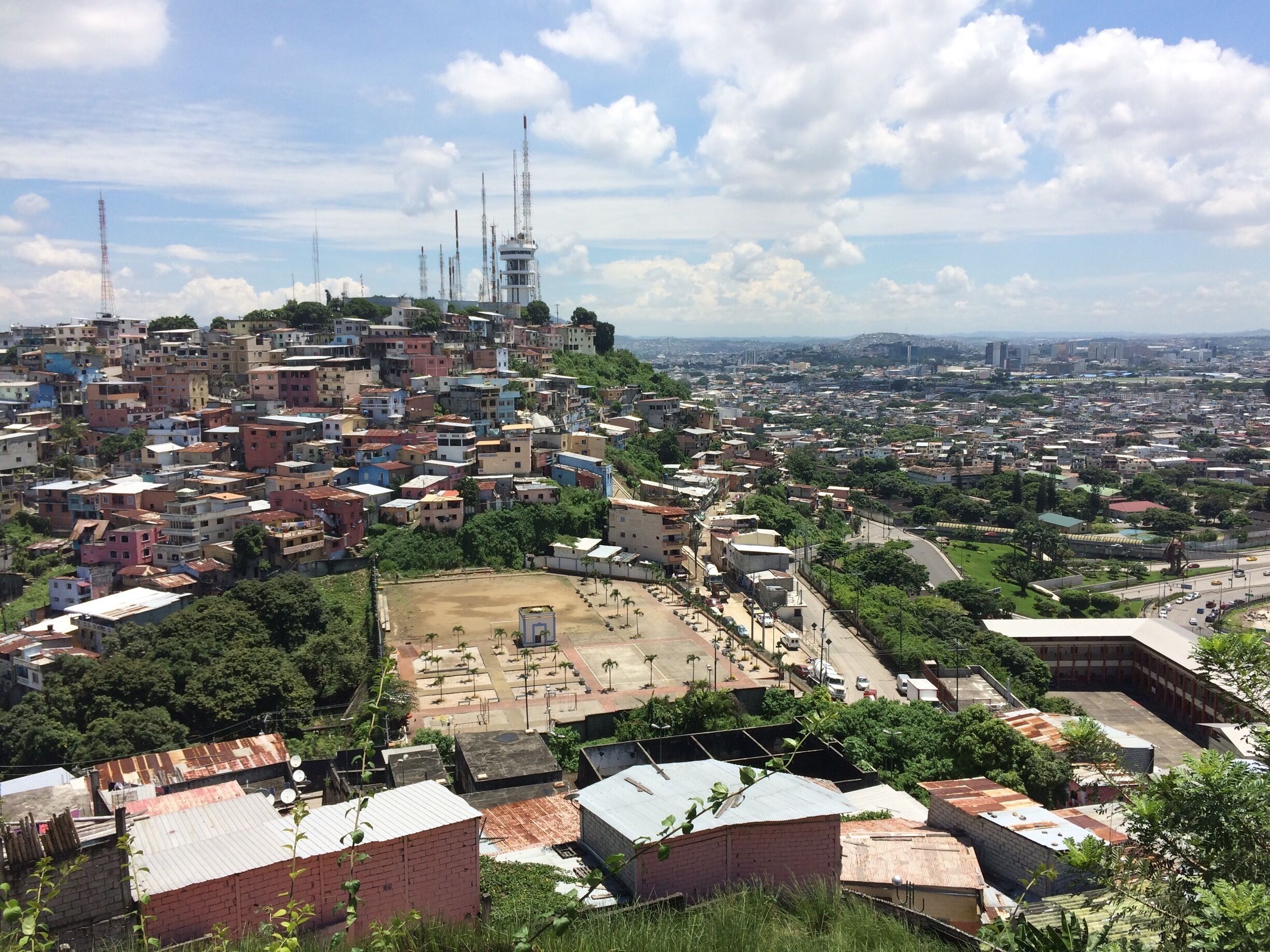 Great view over Guayaquil, worth the 444 steps up! #ecuador #view #city
