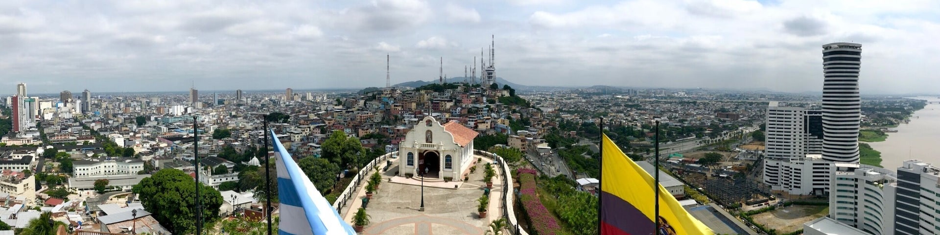 Panoramic view of Guayaquil city