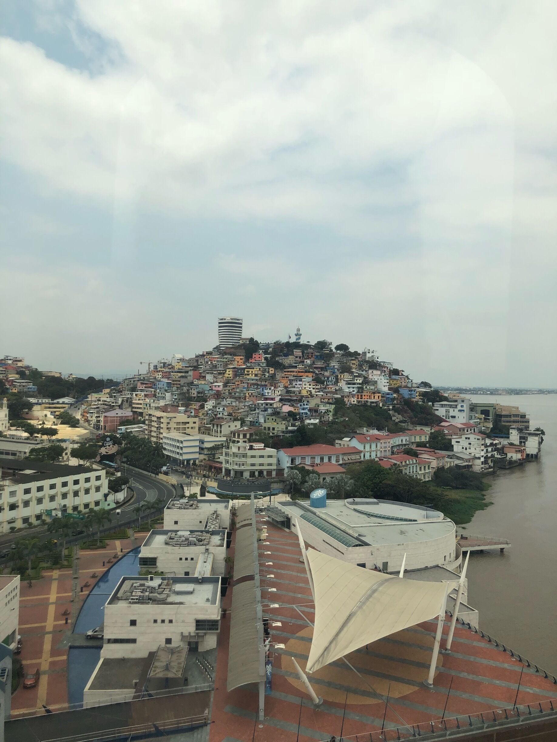 View from the tallest Ferris wheel in South America.  La Perla.  Guayaquil, Ecuador