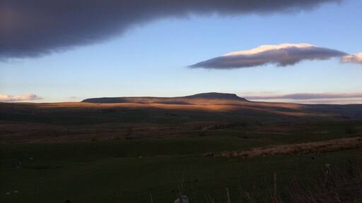 View of Penyghent from Selside...