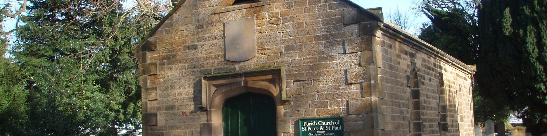 Churchyard Extension This photograph shows a view of the churchyard extension to the Parish Church of St Peter and St Paul in Stokesley. The picture was taken near Station Road looking in an easterly direction towards Villa Farm.
