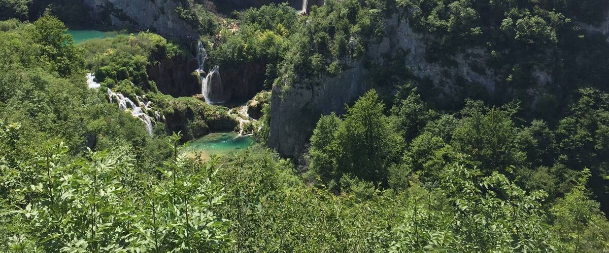 If visiting Croatia, I'd highly recommend going to this national park. It's a series of lakes and waterfalls that are absolutely stunning.