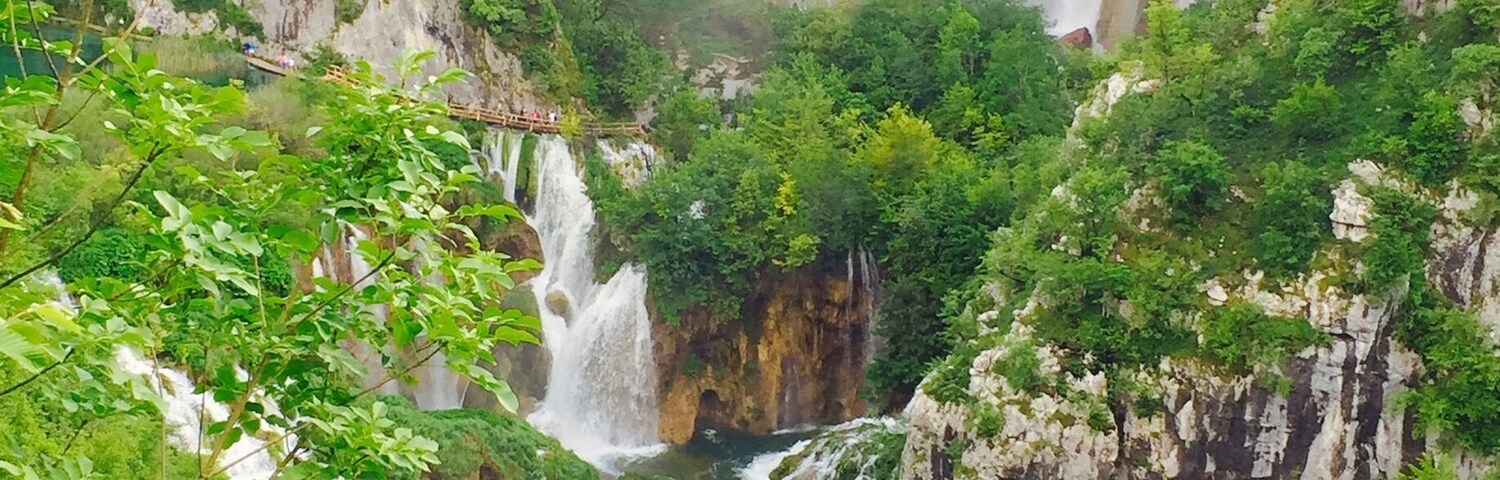 The beautiful Plitvice lakes? Well worth the trip up into the mountains for.