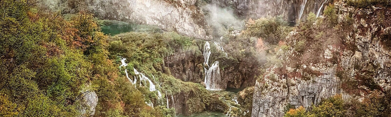 Plitvice Lakes National Park, this is the view from near Entrance 1, the rainy day was the perfect day for me here as I wanted to photograph it without so many people and with some interesting clouds and such...but it’s an incredibly scenic park regardless. Worth visiting at least once in your lifetime...