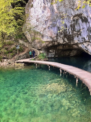 Entrance to the caves