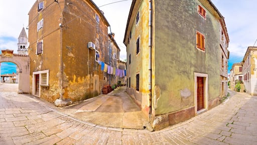 Town of Visnjan old stone street