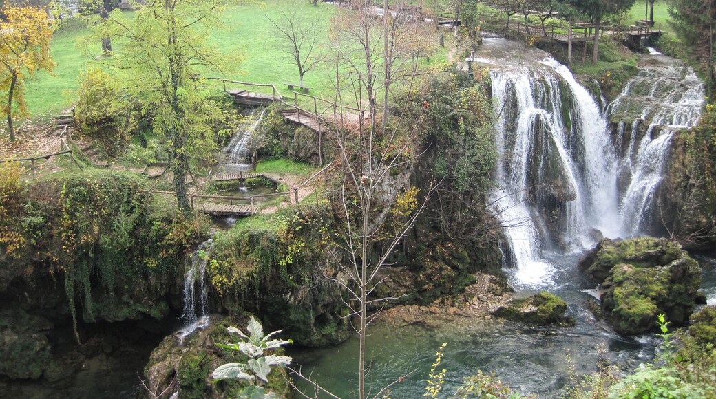 A tiny community surrounded by rivulets, streams, rivers, and waterfalls. The stuff of fairy tales.