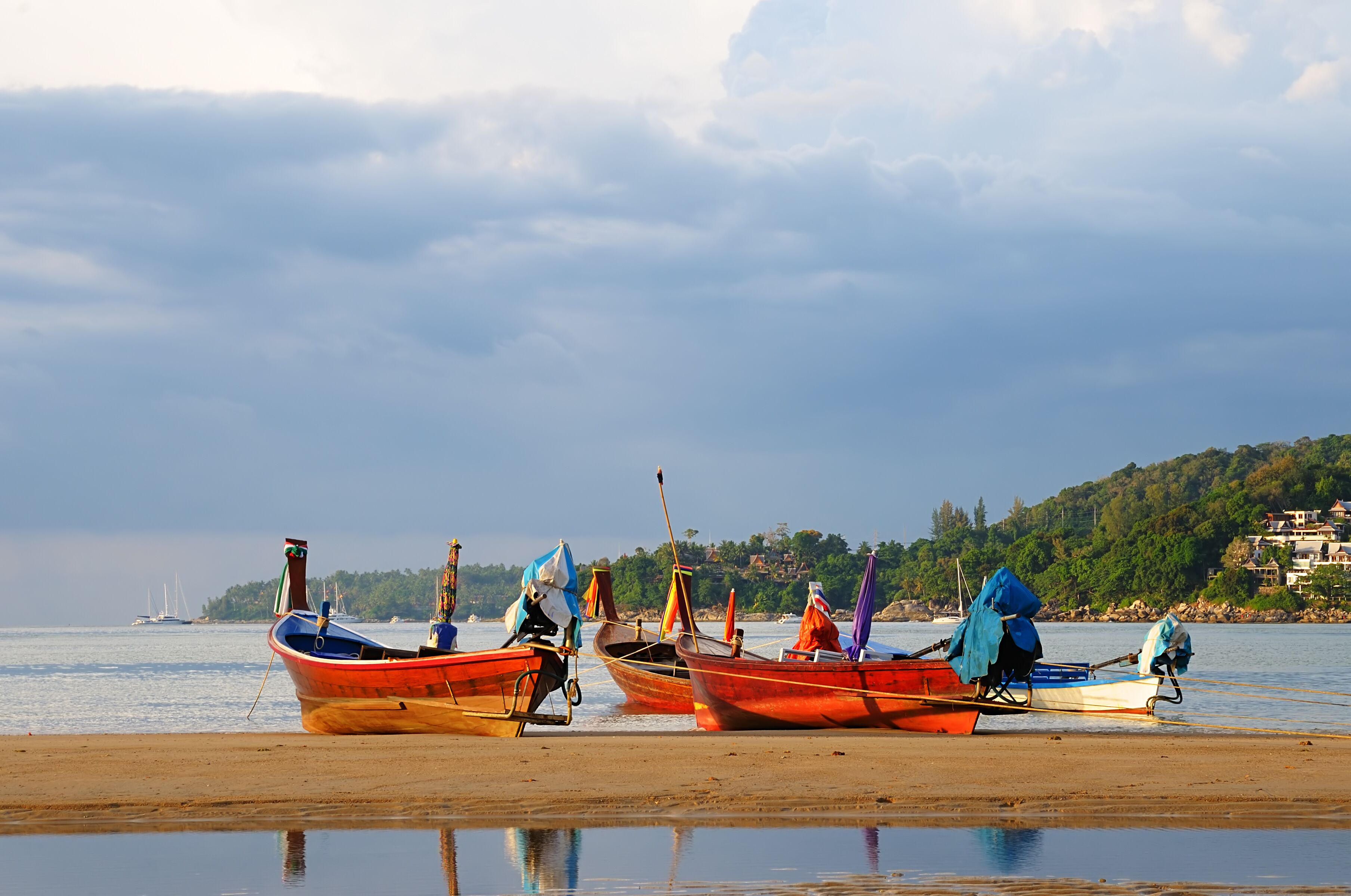 Evening in Kamala bay in Thailand island Phuket