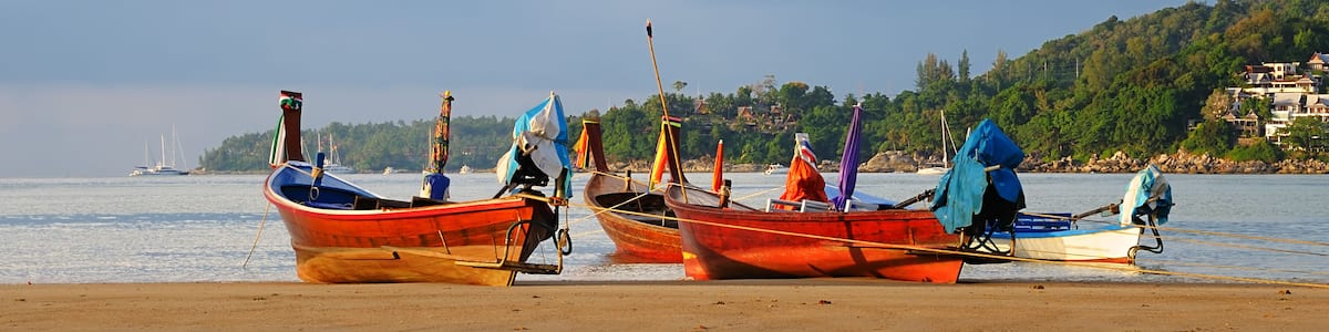 Evening in Kamala bay in Thailand island Phuket