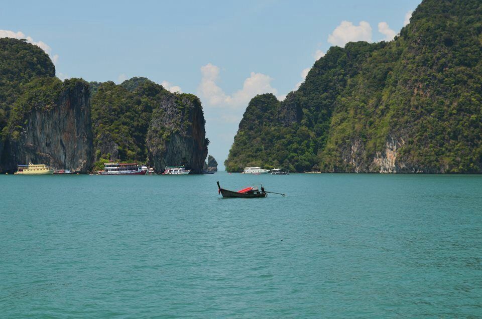 En-route the James Bond island! #beautiful #pristine #Phuket #Thailand #waterlust