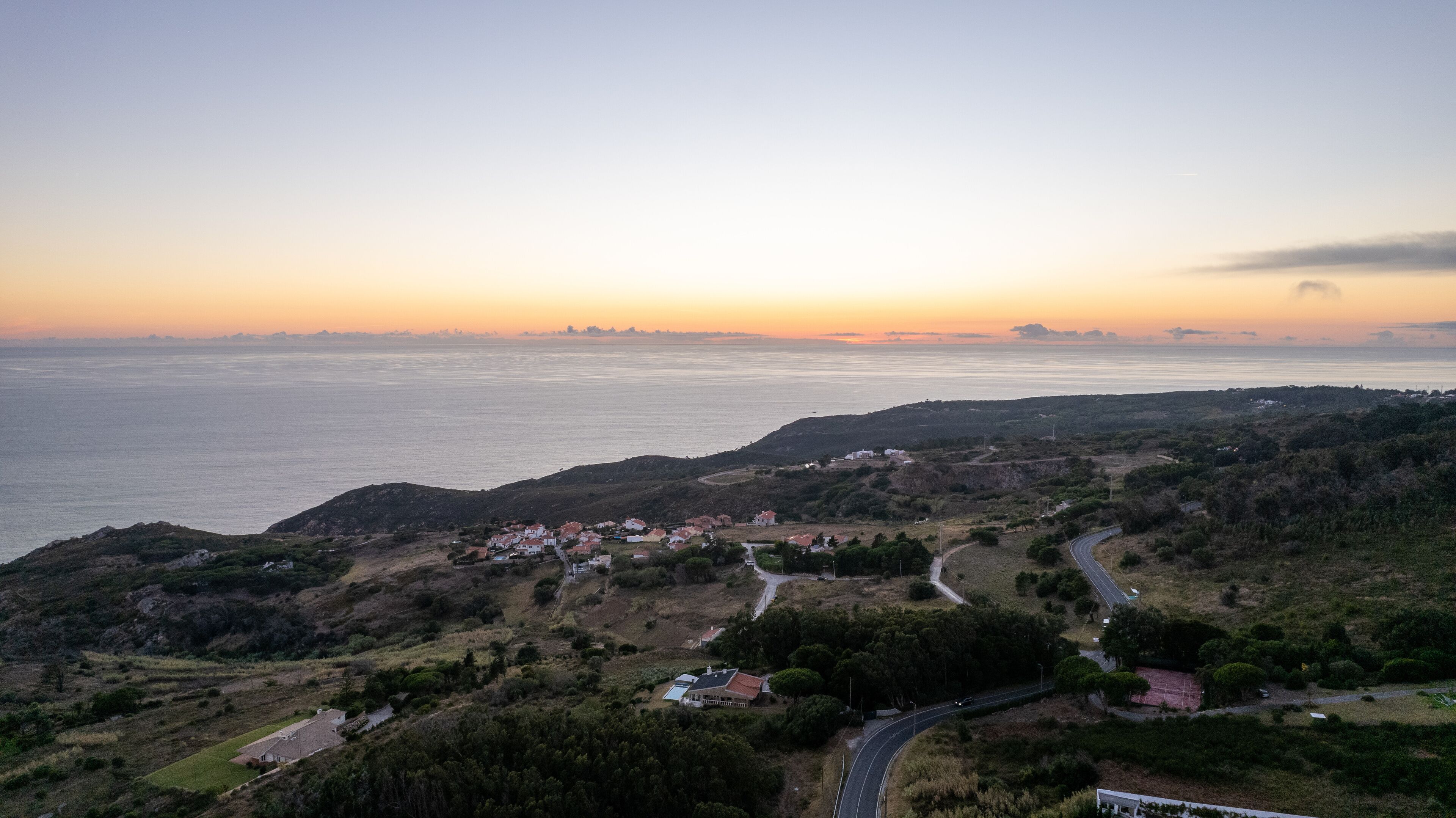 Sunset in Azóia Portugal 