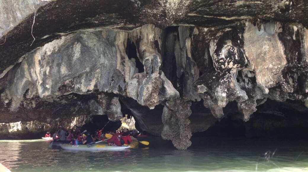 Beautiful cave in james bond island