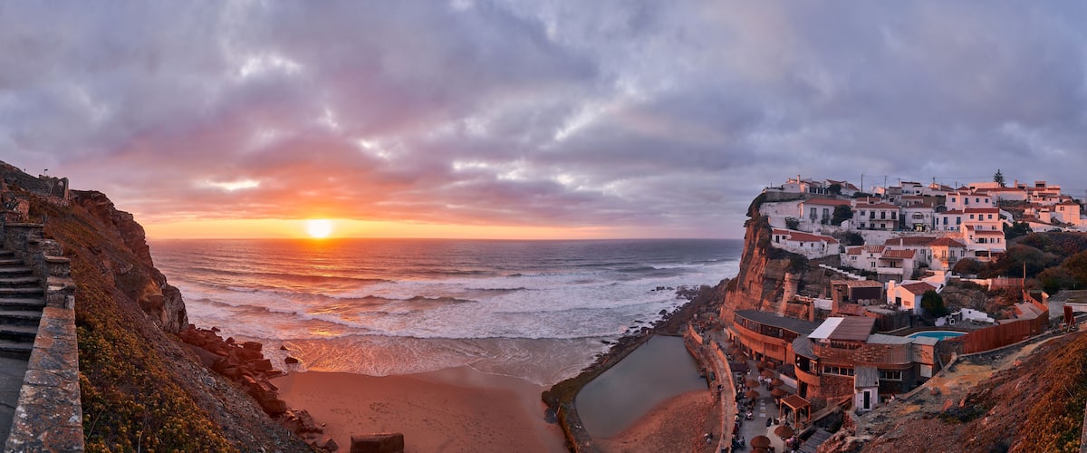 panoramic city view of Azenhas do Mar