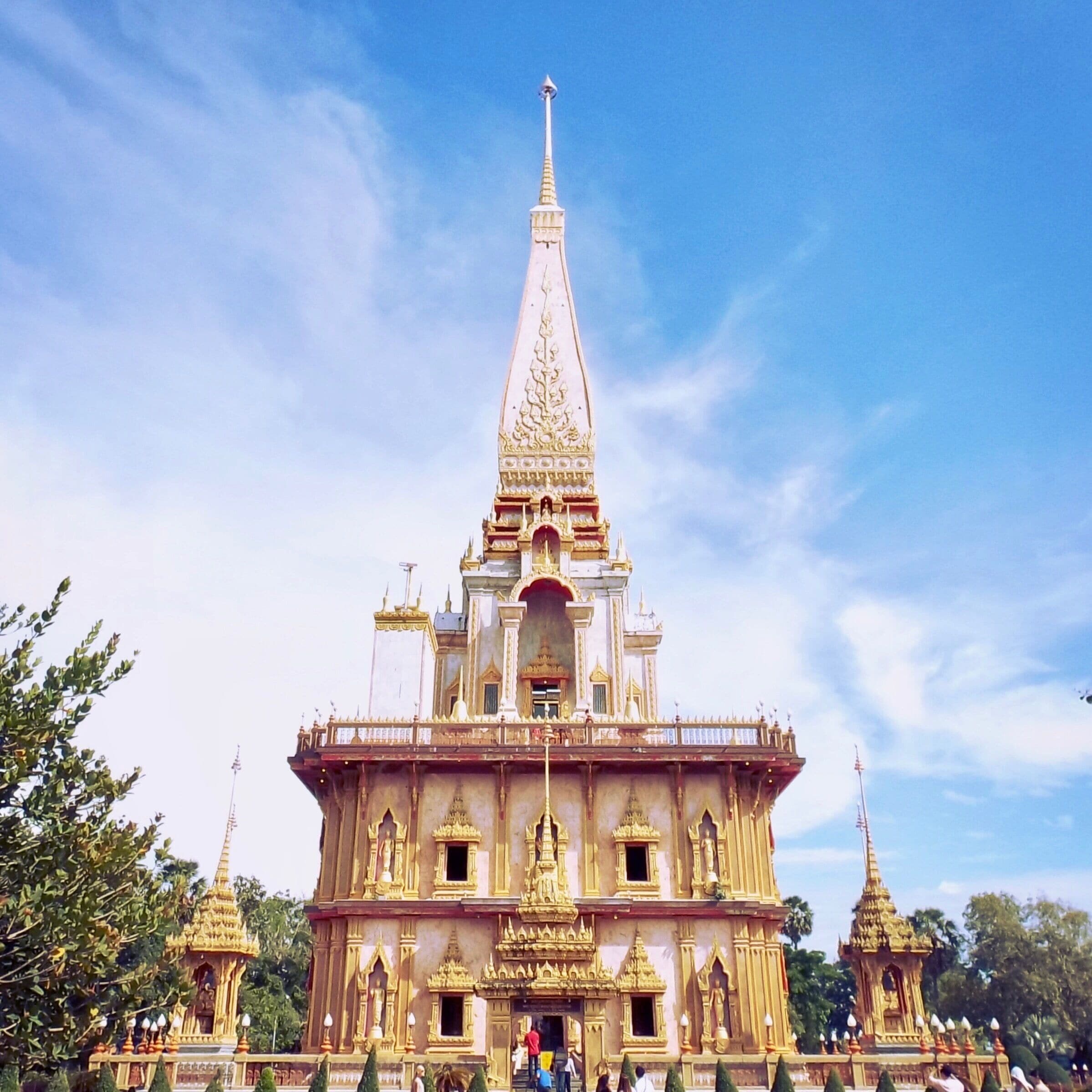 Say Wat?! Wat Chalong! At the top of the tower is what is said to be a fragement of Buddha's bone. #LifeAtExpedia