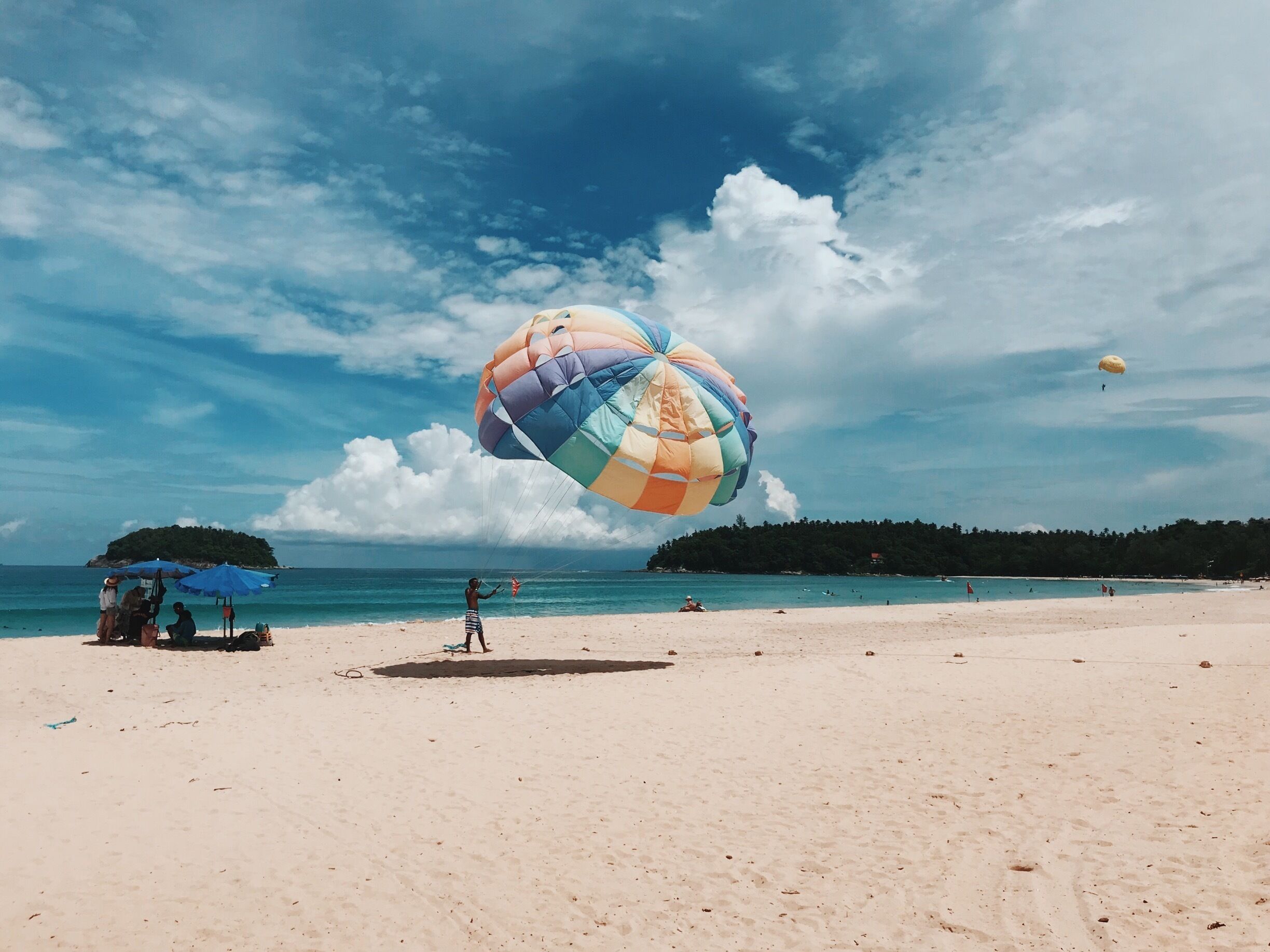 A quiet beach that you can surf and windsurf during this time of the year in Phuket. #lifeatexpedia