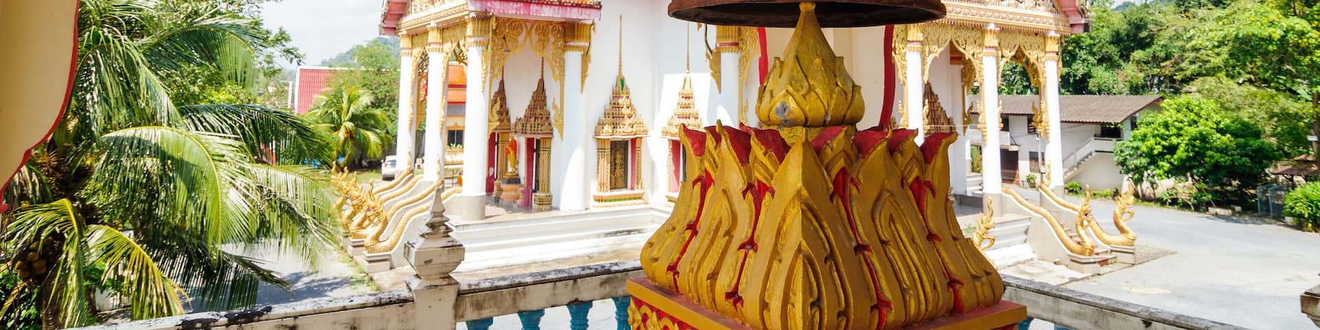 Bell in Buddhist Temple Wat Wichit Songkram.