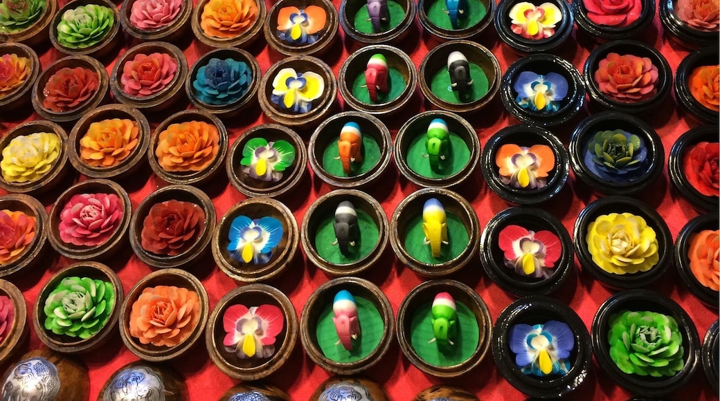 Some hand made soap from the weekend night market in Phuket #colorful