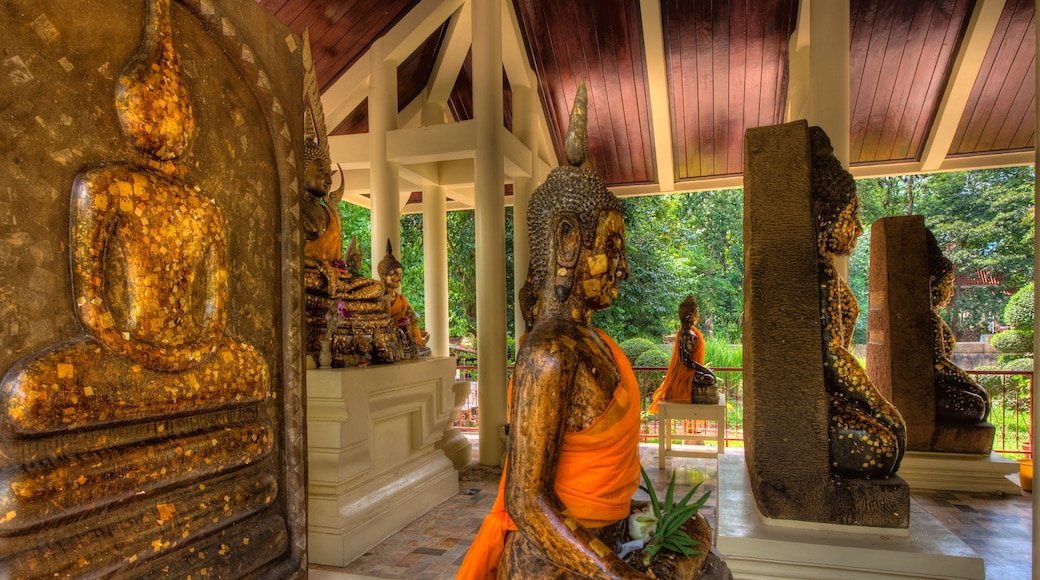 Buddha statues at Wat Pho Bang Khla, Chaochengsao, Thailand