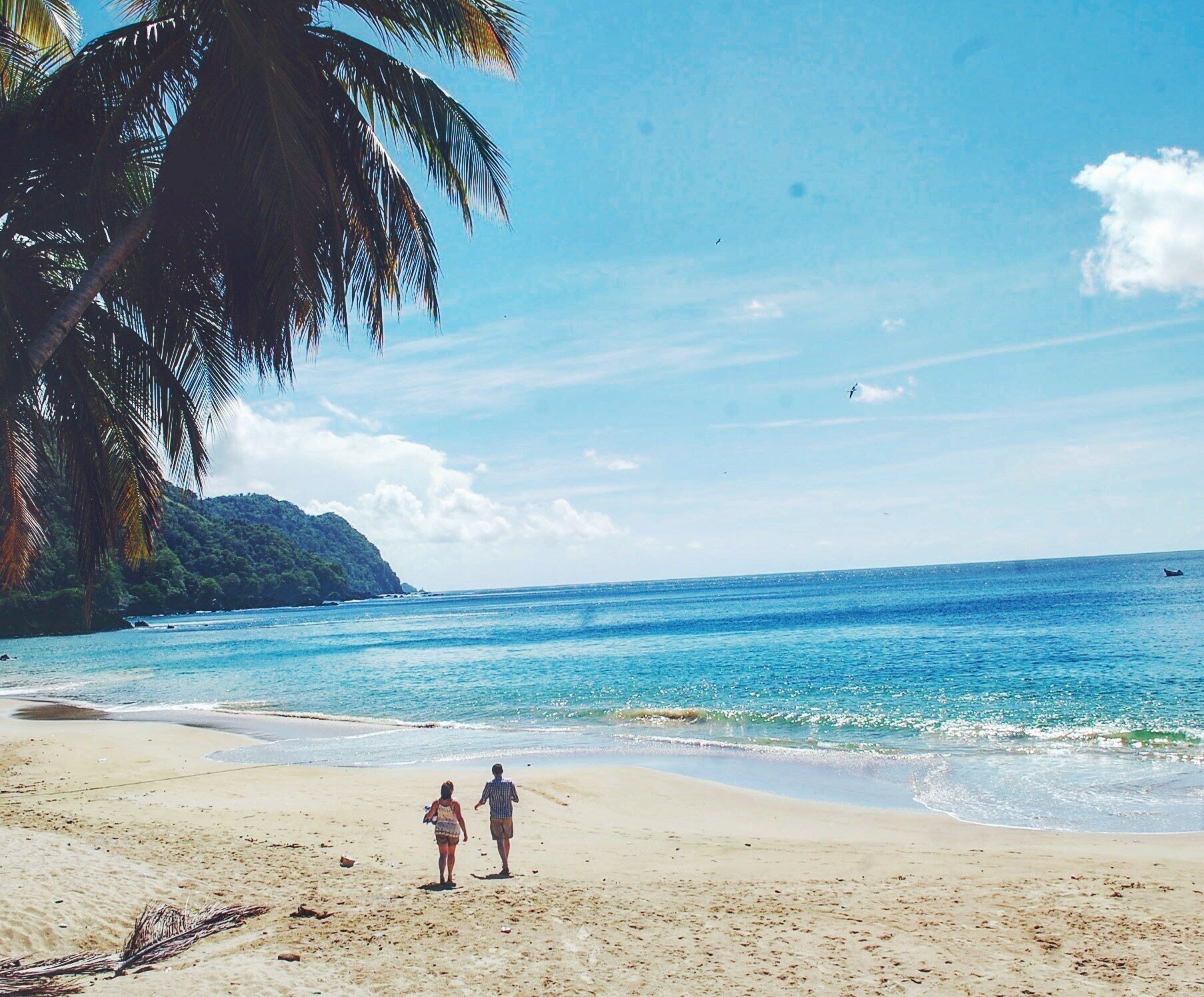 A very open beach that is serene and almost has a split personality. It's quiet and remote on one side but full of life at times from the fishermen bringing in and selling their catch of the day right there. The night bonfires are also vybz! 