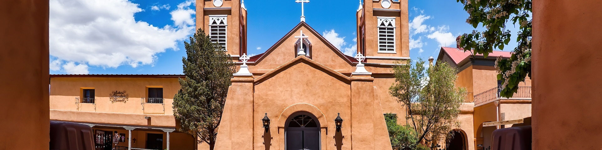 San Felipe de Neri Parish Church in the old town of Albuquerque