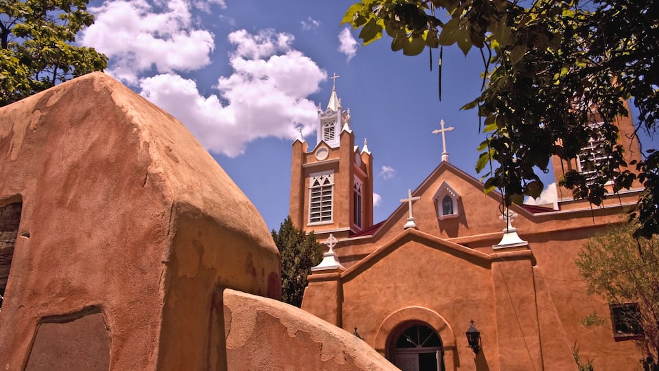 Historic San Felipe de Neri Church in Albuquerque; Shutterstock ID 59217037