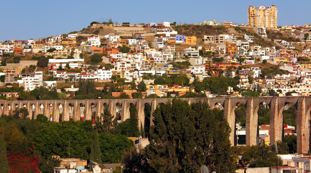 Los Arcos Aqueduct of Queretaro, Mexico.