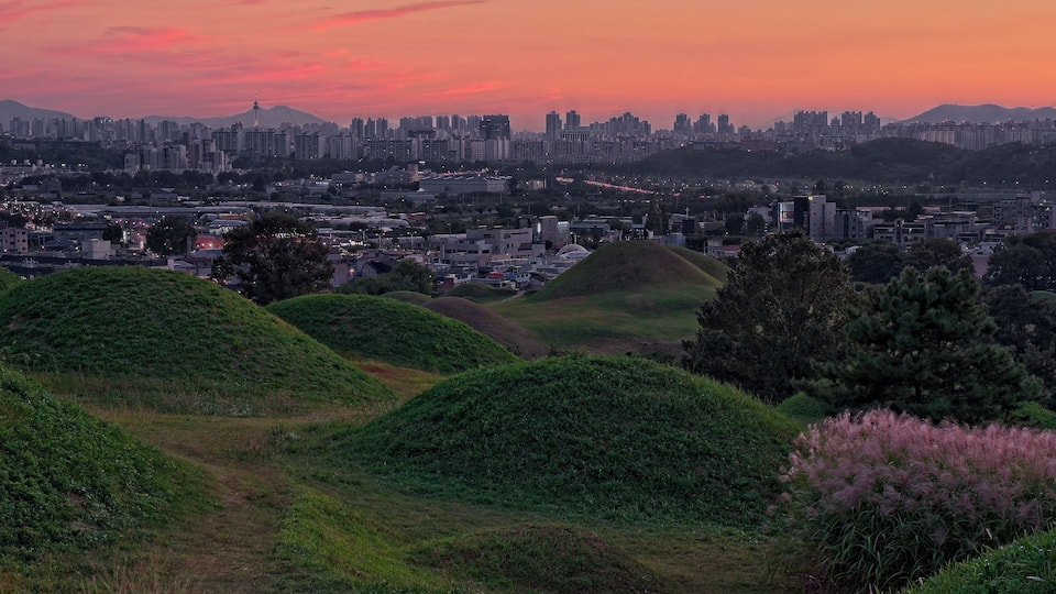 There are about 200 tombs in this area of Daegu. It is a wonderful spot for some great views of the city.