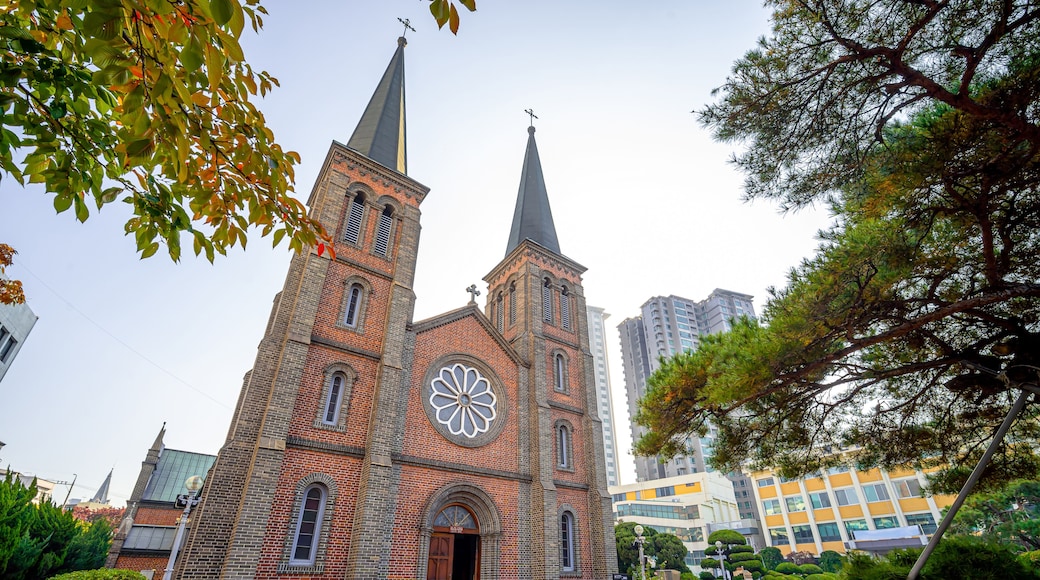 Daegu, South Korea - November 6, 2019 : Daegu Jeil Presbyterian Church (1st Church) in Daegu city, South Korea.