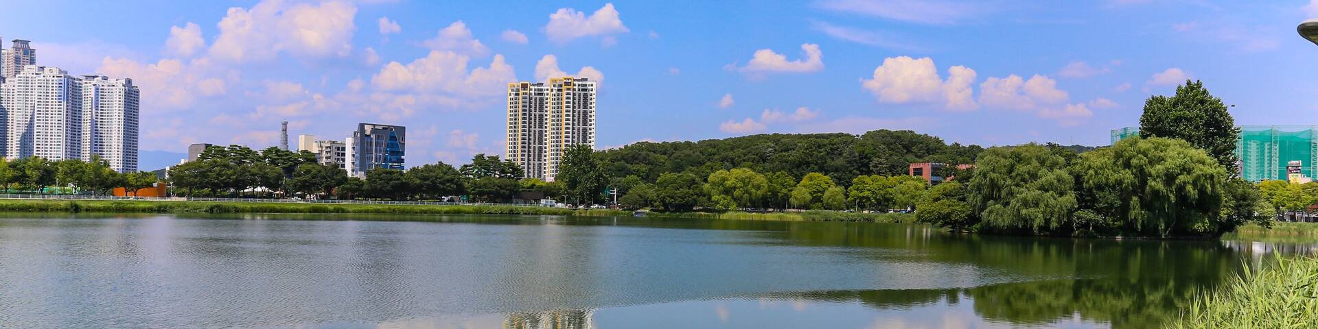 Suseongmot Lake, Suseong-gu, Daegu, Korea