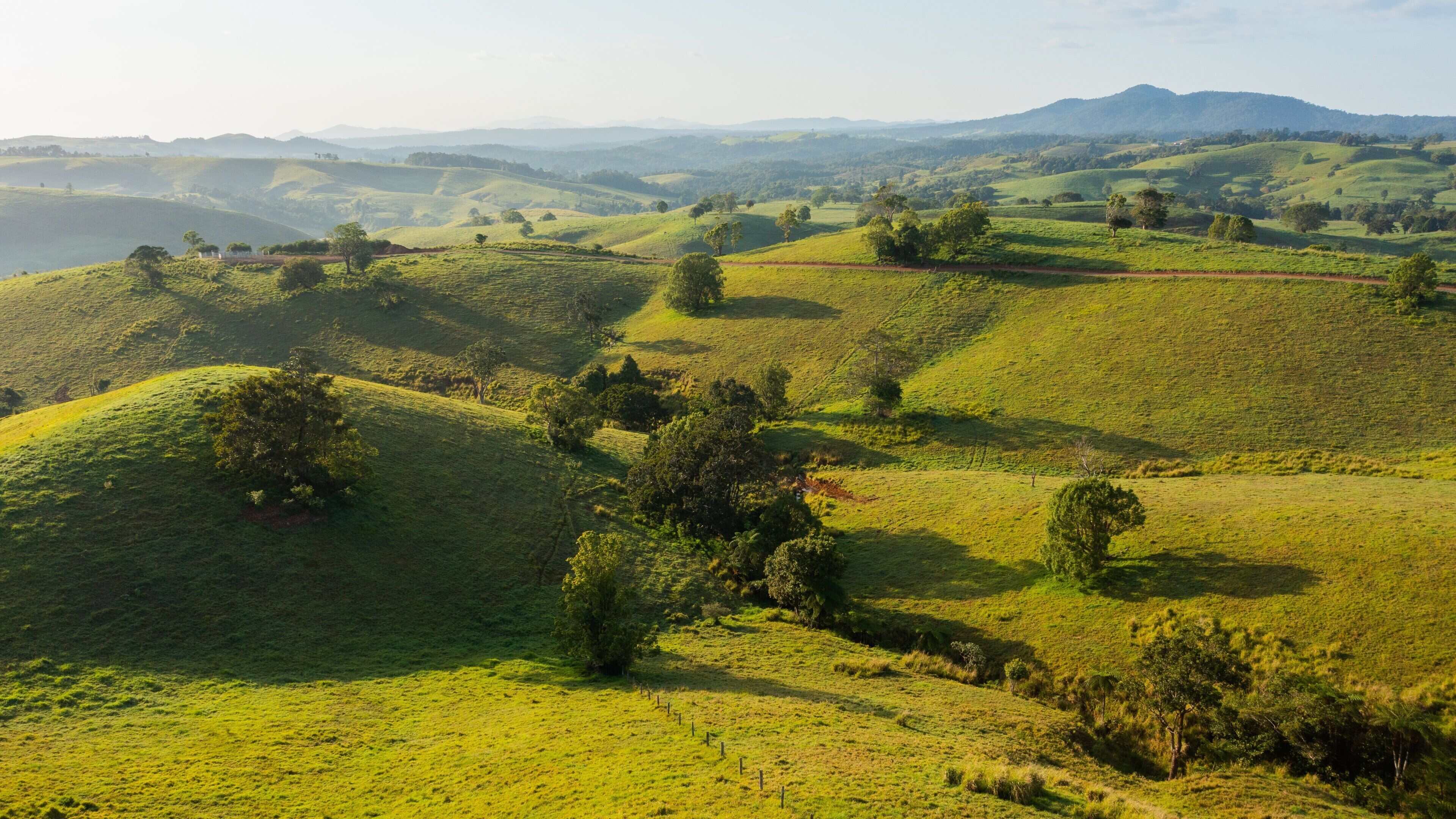 Millaa Millaa showing tranquil scenes, a sunset and landscape views