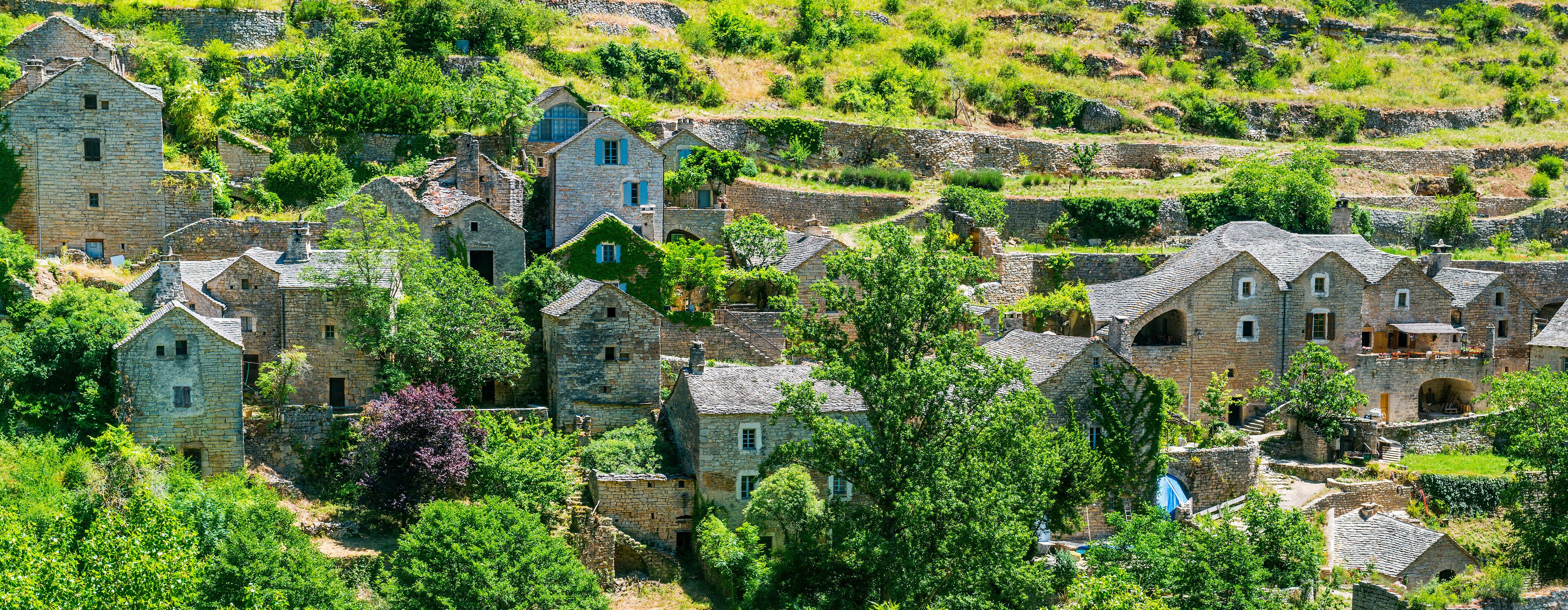 Gorges du Tarn, village