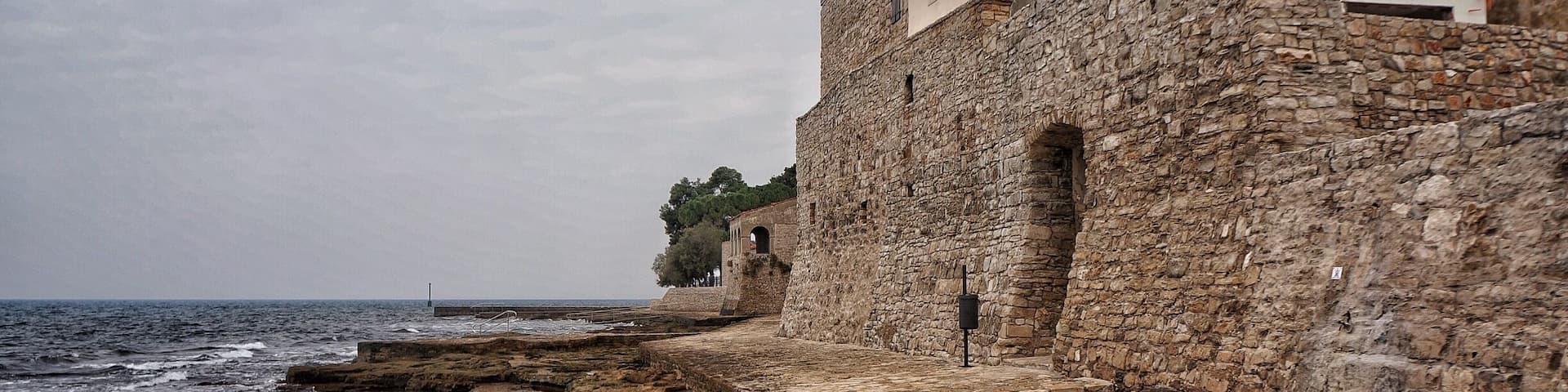 City wall of Novigrad Croatia