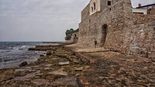 City wall of Novigrad Croatia