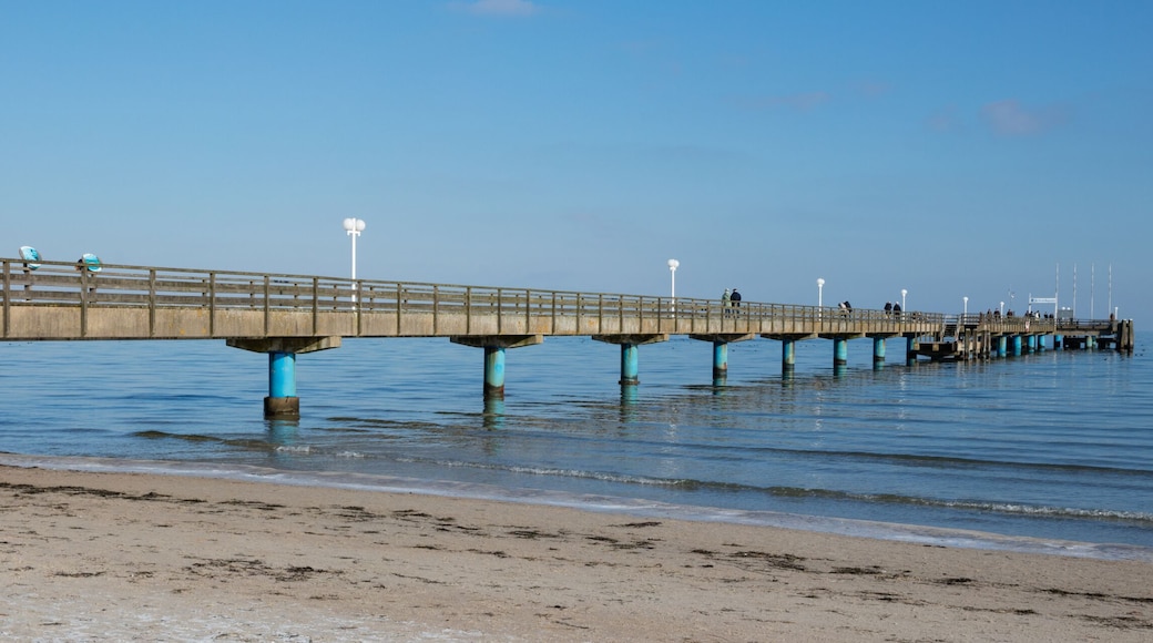 Sea Bridge At Haffkrug, Scharbeutz, Baltic Sea, Schleswig-Holstein, Germany, Europe