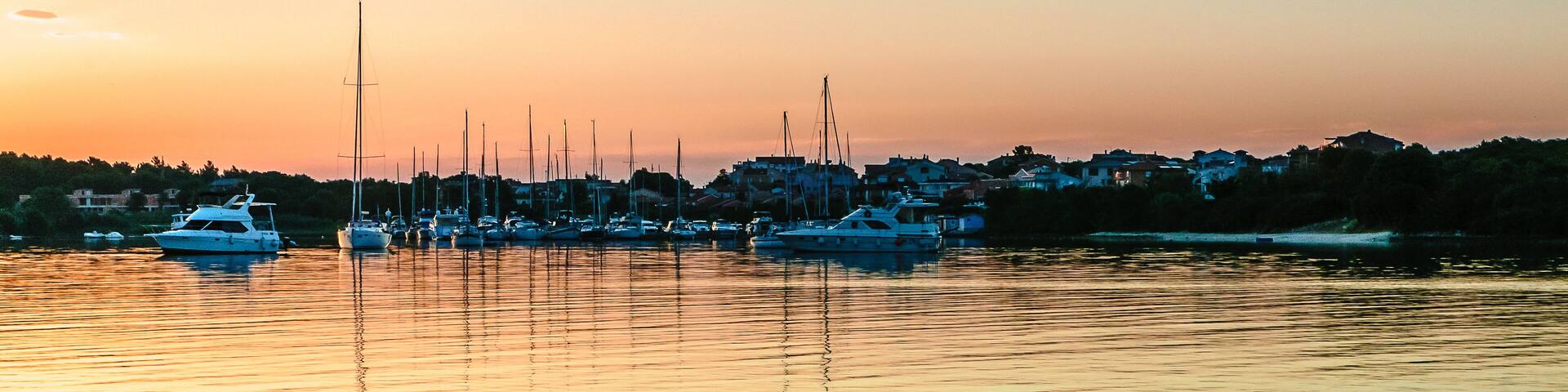 Banjole, Istria, Croatia - beautiful bay at sunrise