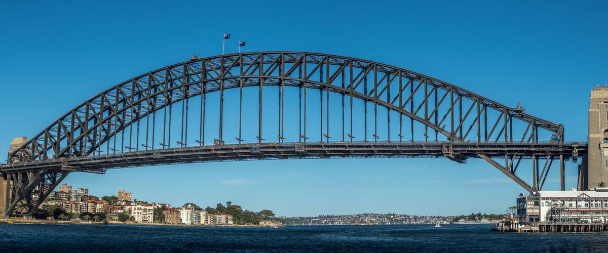 Wide angle Harbour Bridge