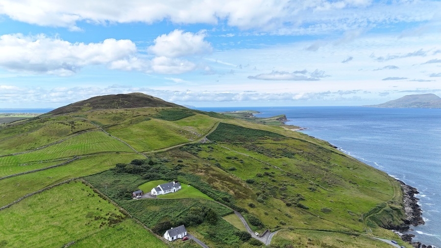 plage de Carrowmore en Irlande dans le comté de Mayo