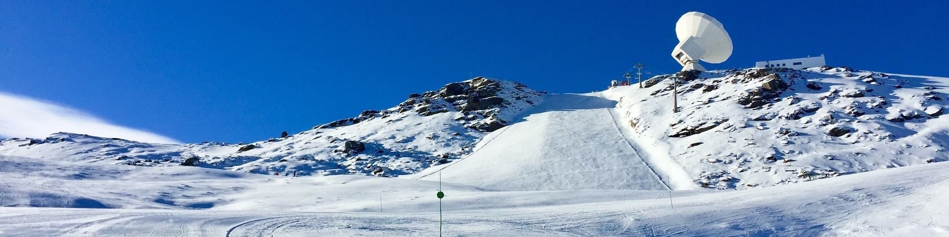 Ski slopes in sierra nevada