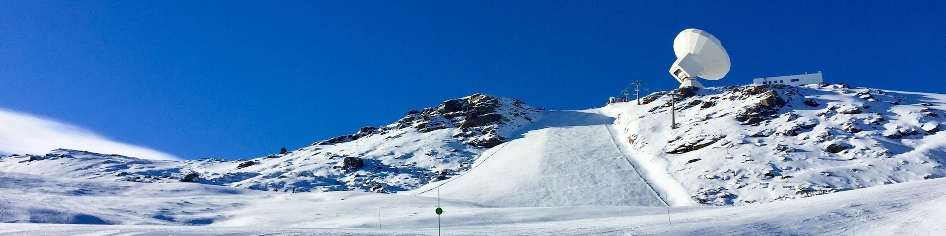 Ski slopes in sierra nevada