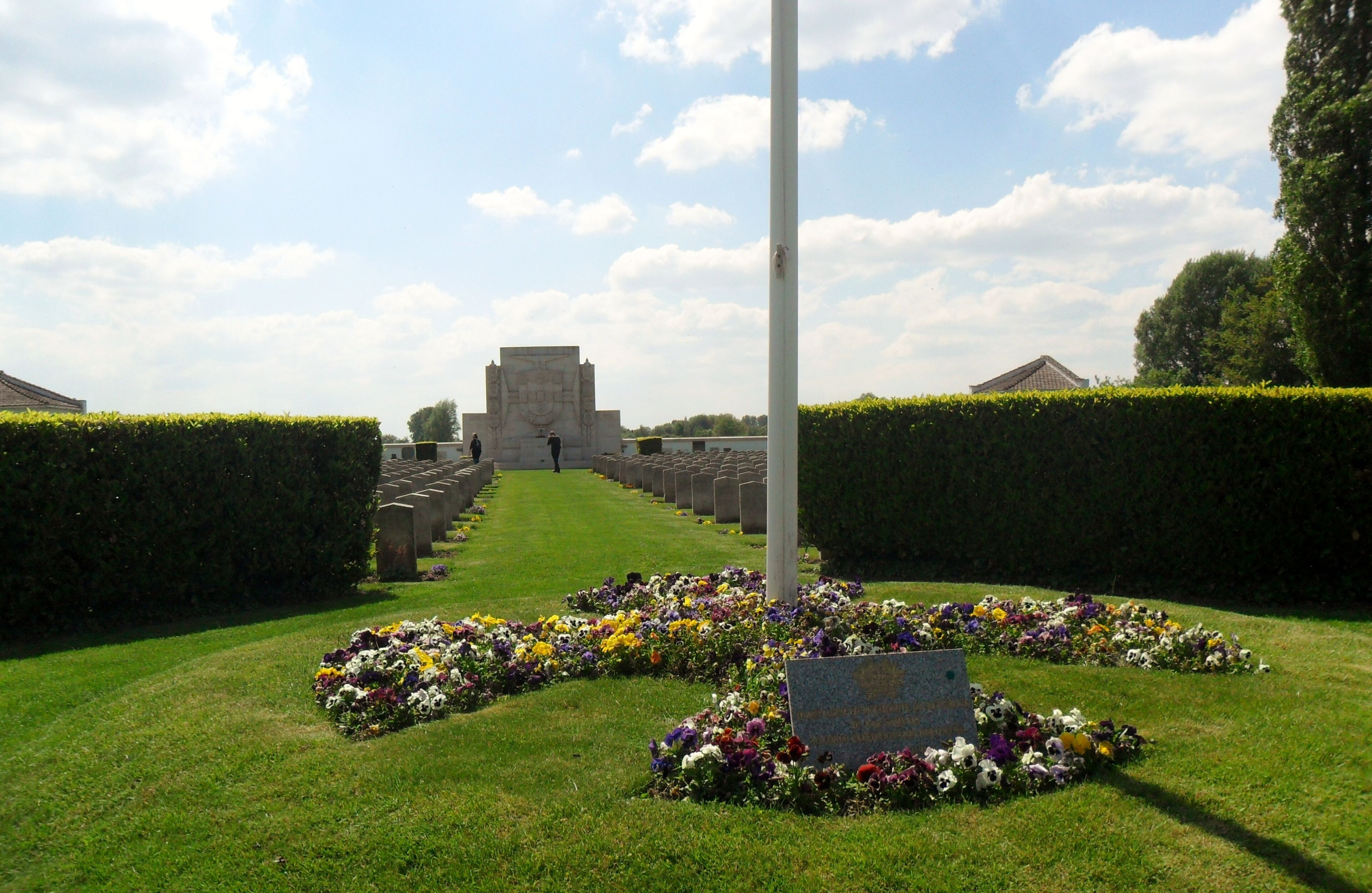 Portuguese war cemetery near La Bassee