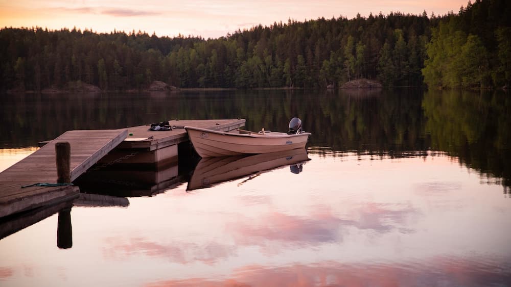 A small island in linnansari National Park