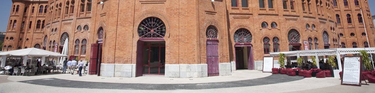 The Campo Pequeno Bullring in Lisbon, Portugal. It is located in the Campo Pequeno Square, by the Avenida da República.; Shutterstock ID 76157983