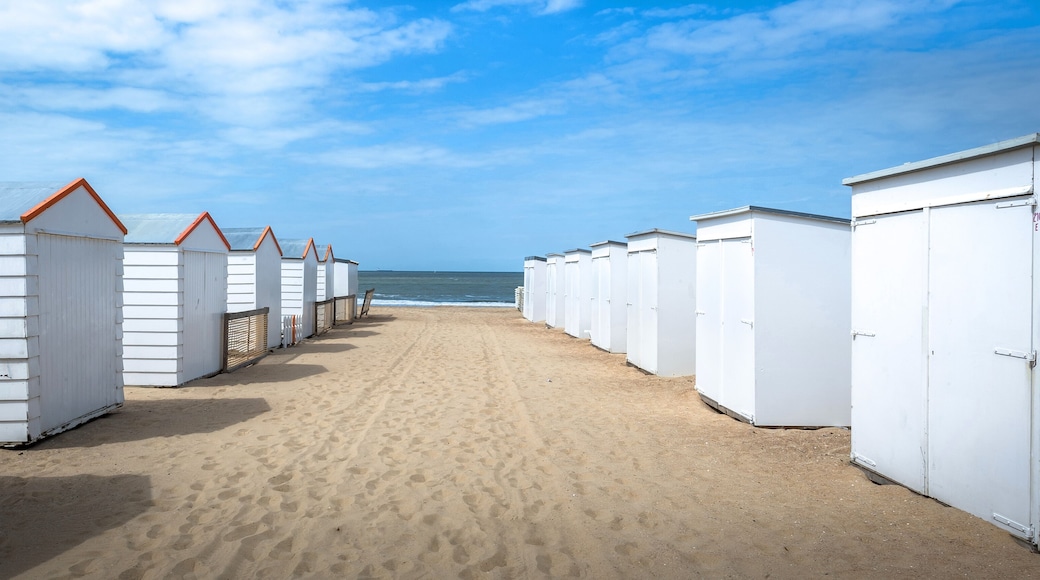 BEACH HUTS ON THE BEACH
