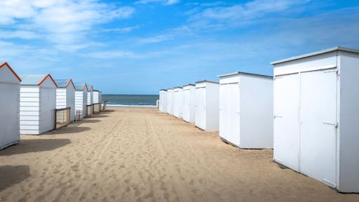 BEACH HUTS ON THE BEACH