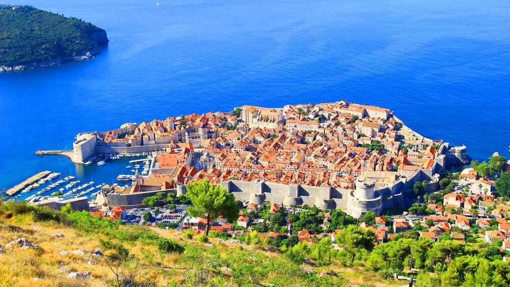 Panorama of Dubrovnik destination; Shutterstock ID 372896653