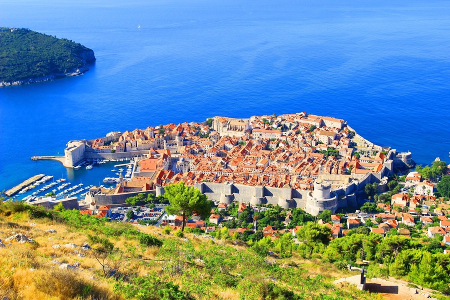 Panorama of Dubrovnik destination; Shutterstock ID 372896653