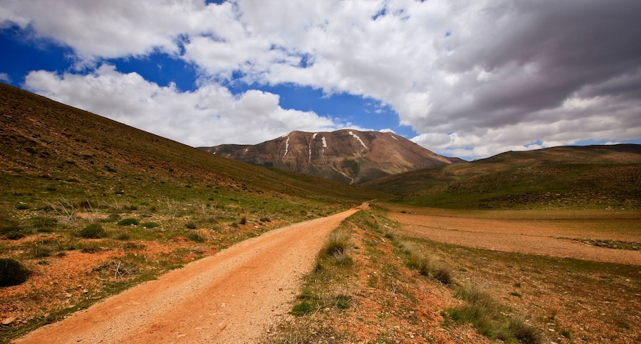 CW0P6A Main road through the mountains from elmali to ovacik southern turkey
